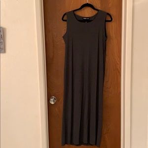 Gray maxi dress